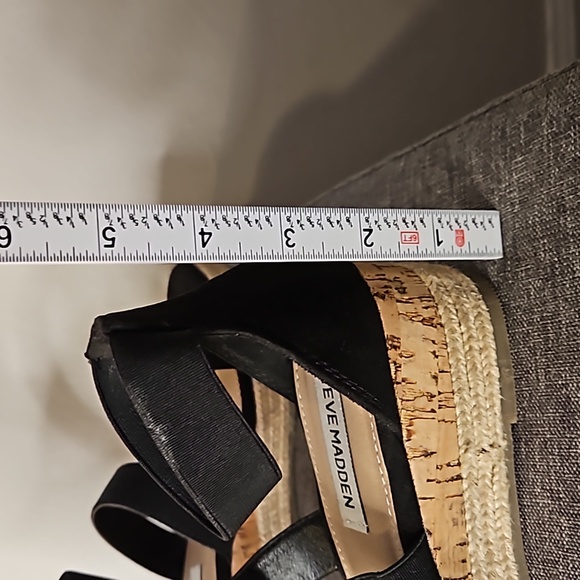 Steve Madden Comfortable Twine Wedge Heel Size 8 - Picture 7 of 8
